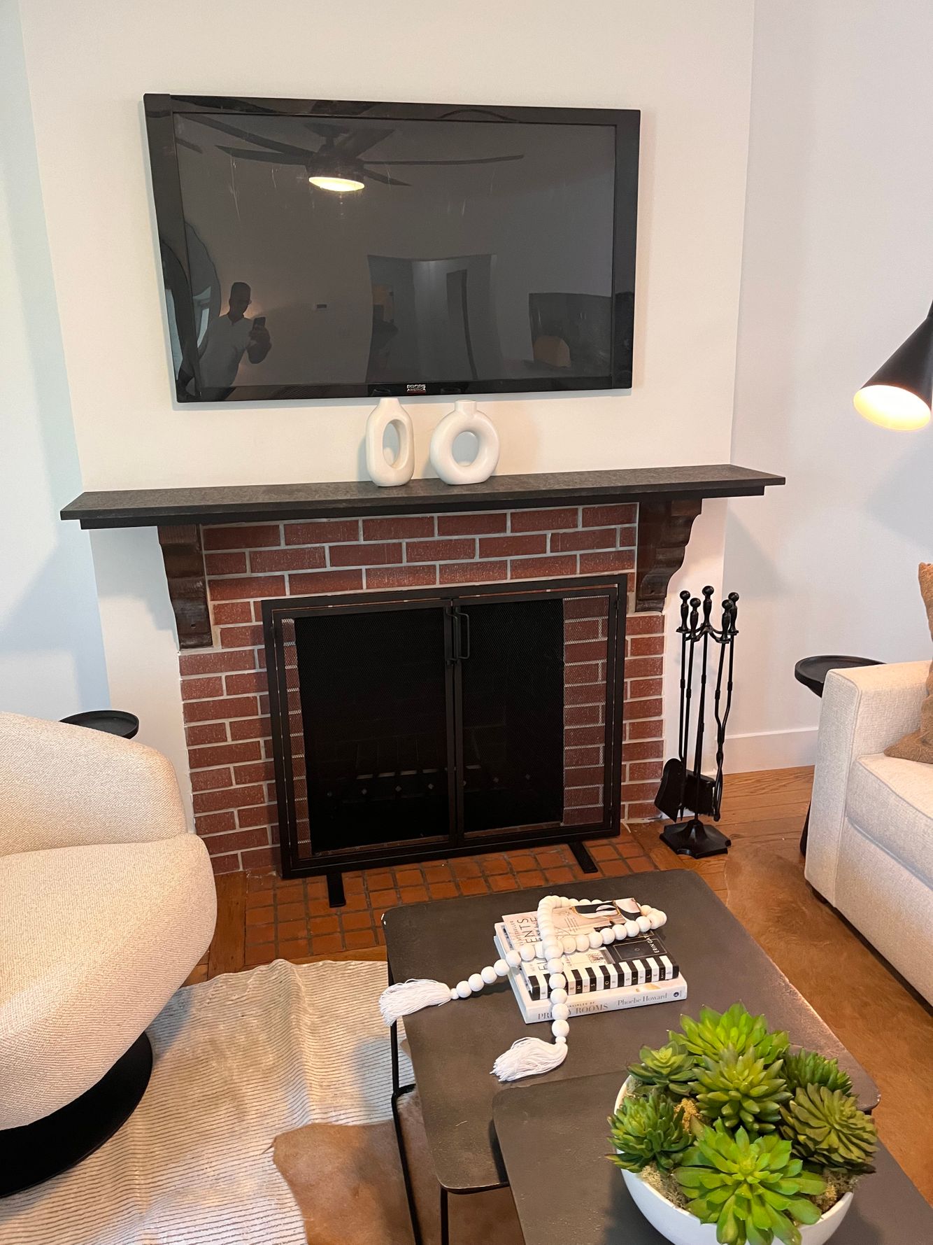 On-site construction photo